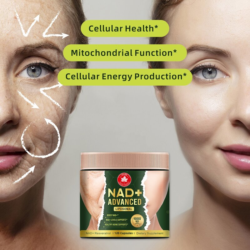 NAD+ Capsules Manufacturer - 120 Count for Skin Health & OEM