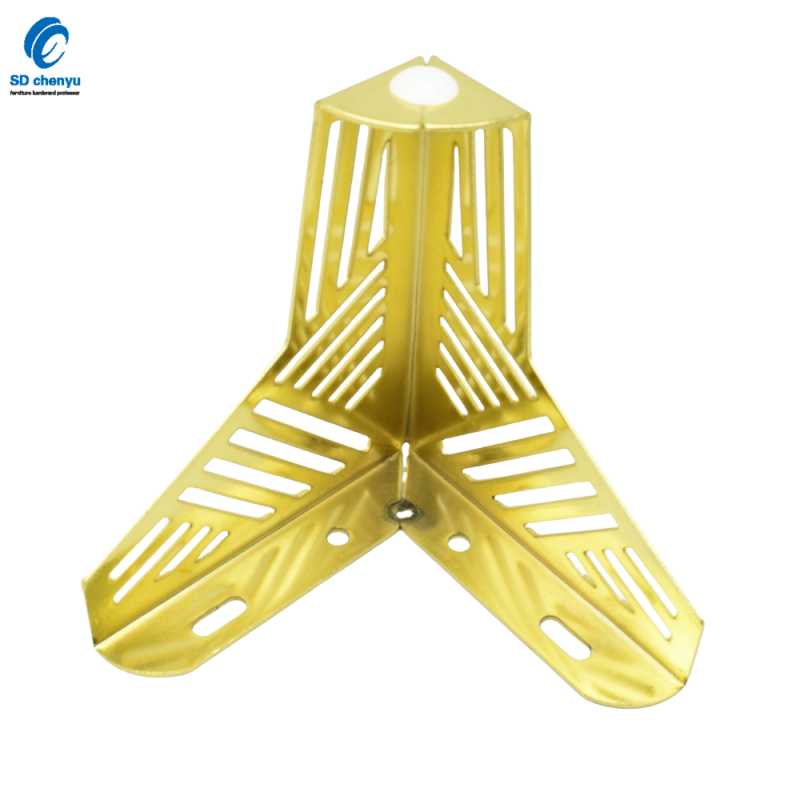 Furniture Legs Factory - OEM 130mm Gold Metal Table Couch Legs for Sale