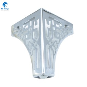 Table Legs Factory - OEM 130mm Chrome Iron Modern Fancy Shelf Legs