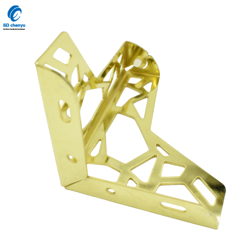 Furniture Legs Factory - OEM 130mm Gold Metal Dining Table Decorative Legs