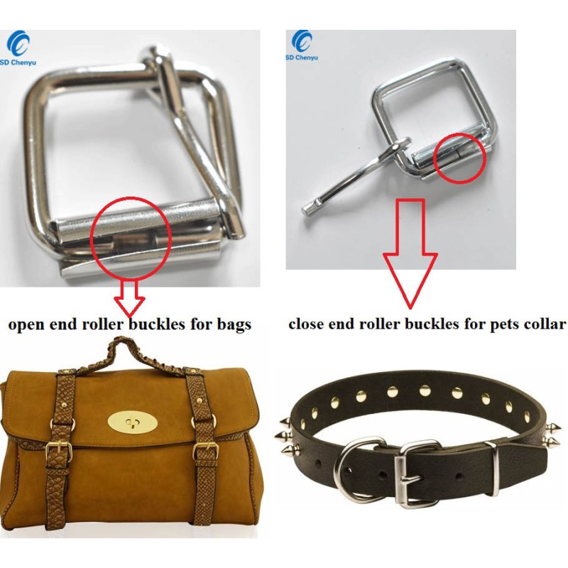 Belt Buckle Factory - OEM Welded Silver 36mm Square Buckle Pet Hardware