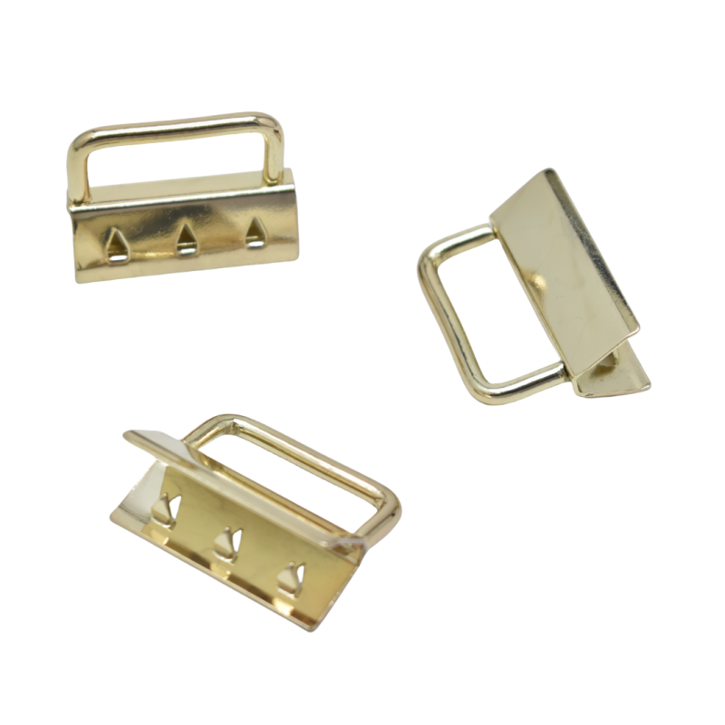 Tail Clip Factory - OEM 1.25 Inch Decorative Metal Gold Key Fob Hardware