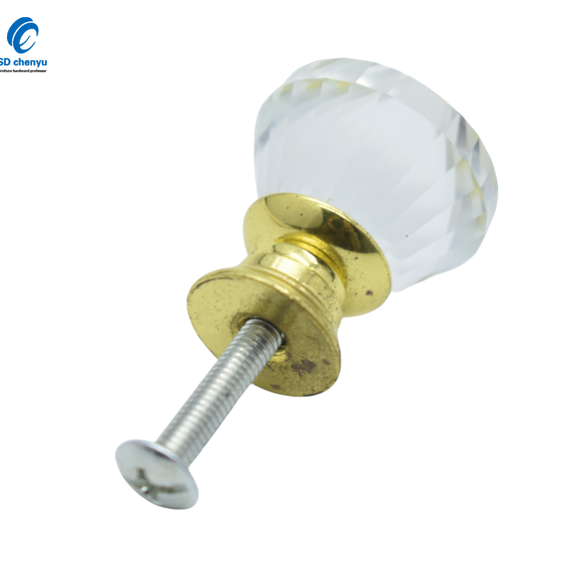 Door Knobs Factory - OEM 1inch Crystal Decorative Knobs for Cabinet