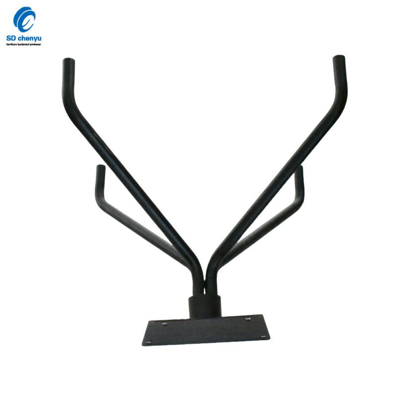 Chair Frame Factory - OEM 430mm Matt Black Metal Leg Replacement