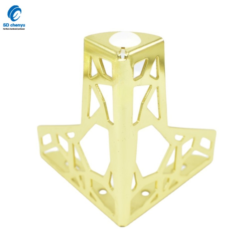 Furniture Legs Factory - OEM 130mm Gold Metal Dining Table Decorative Legs