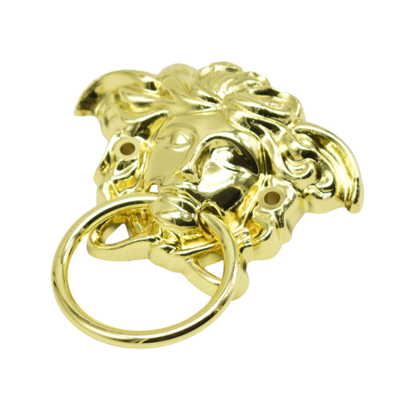 Door Knocker Factory - OEM 95mm Gold Alloy Vintage Medusa Head for Furniture