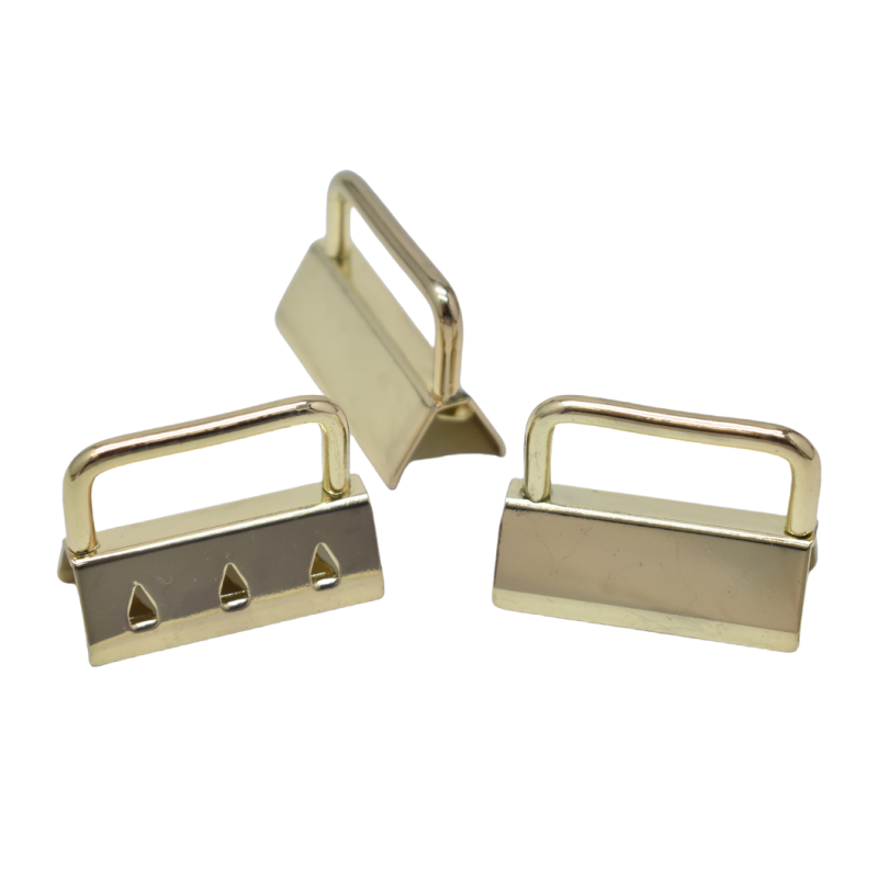 Tail Clip Factory - OEM 1.25 Inch Decorative Metal Gold Key Fob Hardware