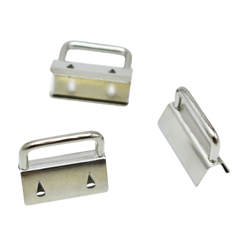 Key Fob Hardware Manufacturer - OEM DIY Nickel Plated Tail Clip Hardware