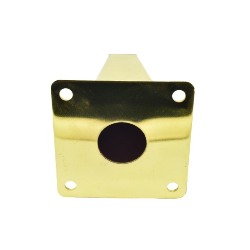 Bench Legs Manufacturer - OEM 100mm Gold Square Metal Small Table Legs