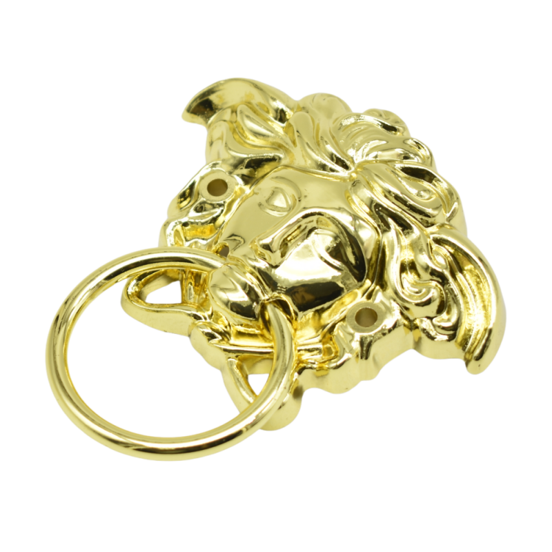 Door Knocker Factory - OEM 95mm Gold Alloy Vintage Medusa Head for Furniture
