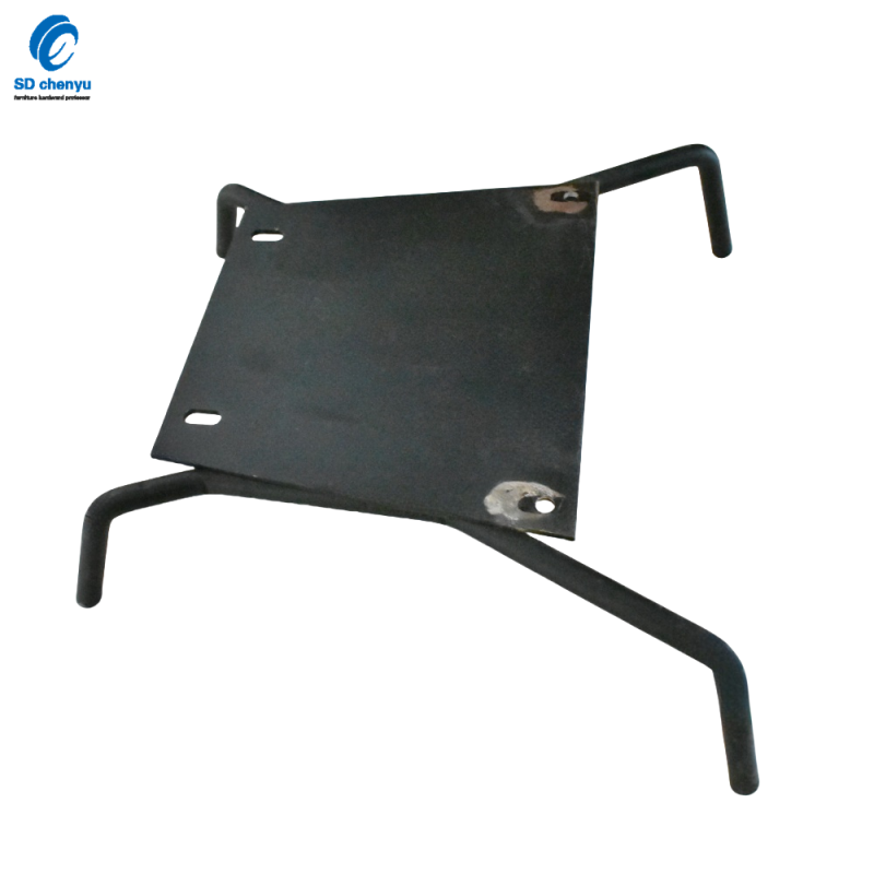 Chair Base Factory - OEM 215mm Matt Black Large Metal Frame for Sale