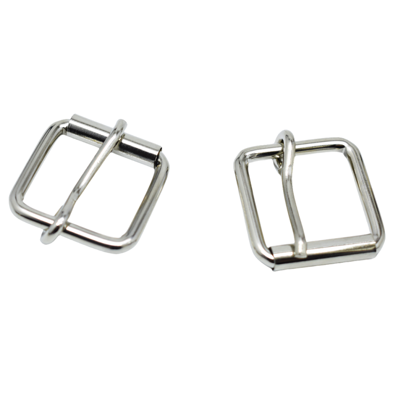 Roller Buckle Manufacturer - OEM 1 Inch Iron Roller Belt Buckle Nickel