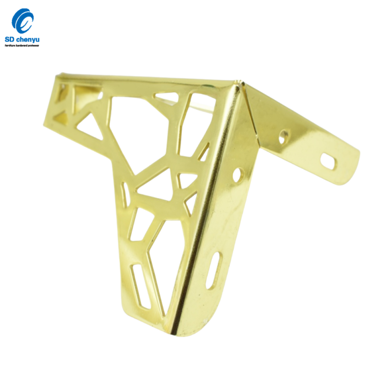 Furniture Legs Factory - OEM 130mm Gold Metal Dining Table Decorative Legs
