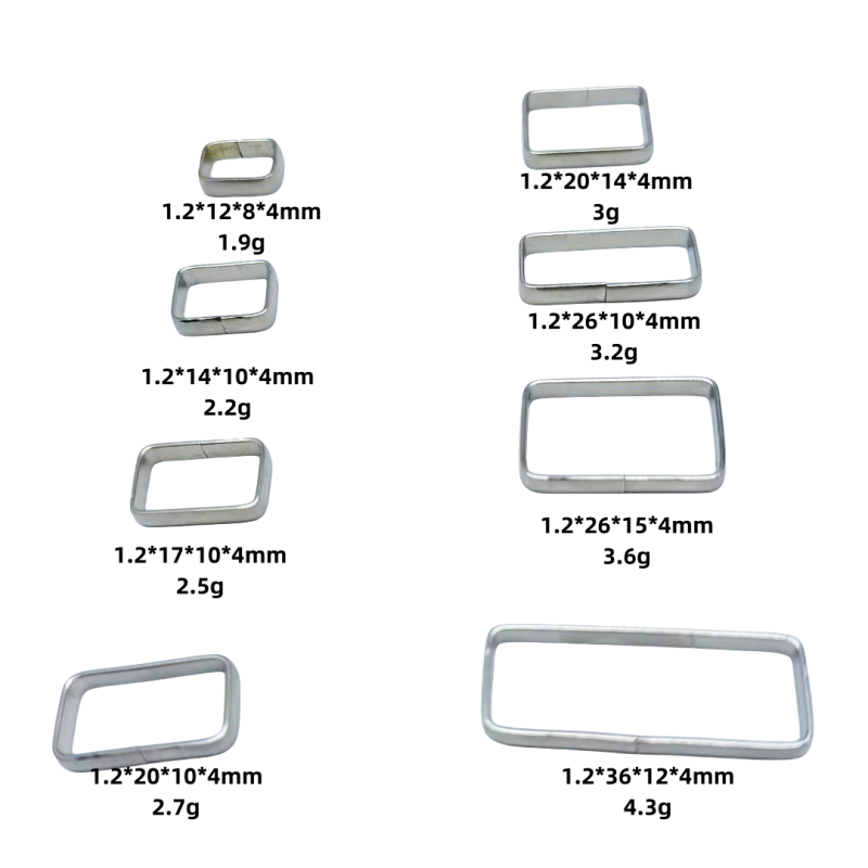 Belt Ring Manufacturer - OEM Nickel 14mm Metal Buckle Loop for Pet Collar