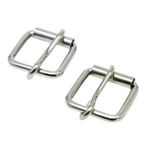 Belt Buckle Factory - OEM Strong Nickel Plated 20mm Metal Roller Hardware