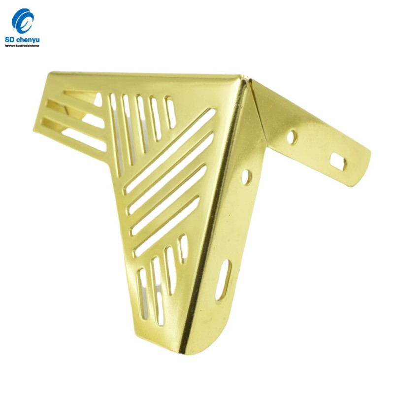 Furniture Legs Factory - OEM 130mm Gold Metal Table Couch Legs for Sale