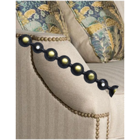 Upholstery Studs Manufacturer - OEM 11mm Metal Baroque Furniture Nailhead Trim