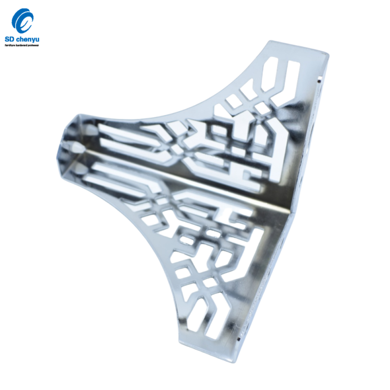 Table Legs Factory - OEM 130mm Chrome Iron Modern Fancy Shelf Legs