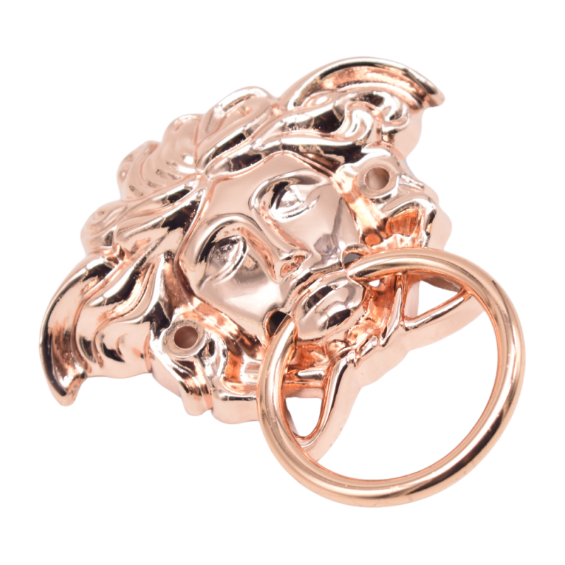 Door Knocker Factory - OEM 95mm Rose Gold Medusa Handles for Furniture