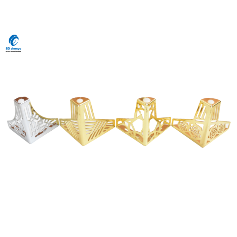 Furniture Legs Factory - OEM 130mm Gold Metal Dining Table Decorative Legs