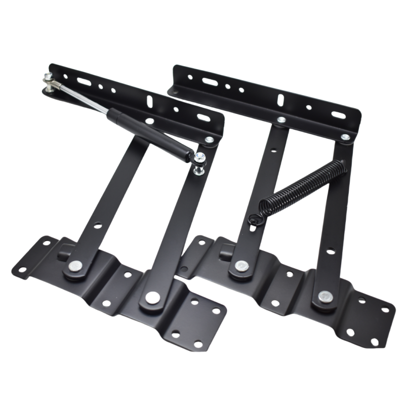 Table Mechanism Manufacturer - OEM Black Iron Lift-up Top Coffee Table Hardware
