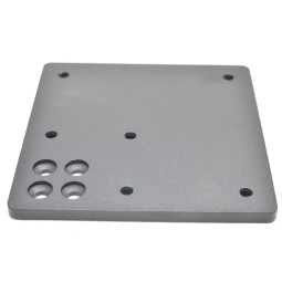 Mounting Plates Manufacturer - OEM Matt Black Heavy Duty Square Screw-on Plates