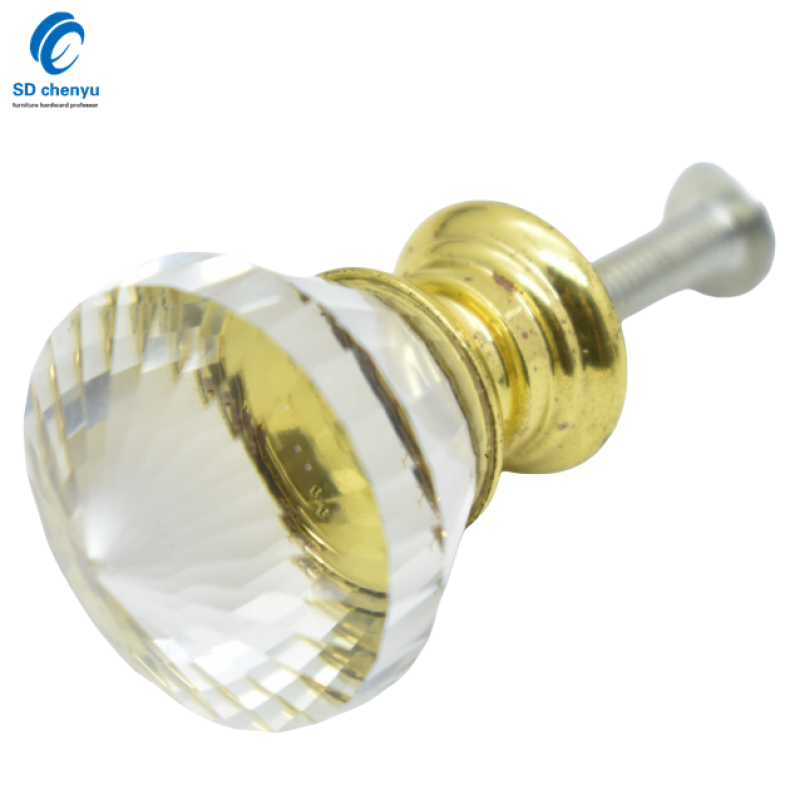 Door Knobs Factory - OEM 1inch Crystal Decorative Knobs for Cabinet