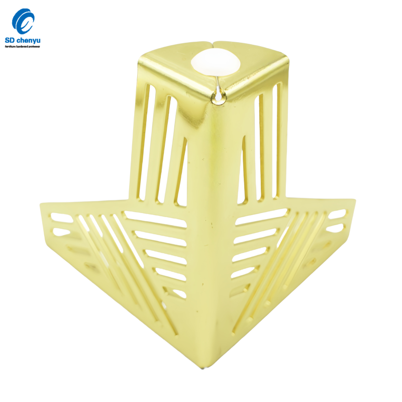 Furniture Legs Factory - OEM 130mm Gold Metal Table Couch Legs for Sale