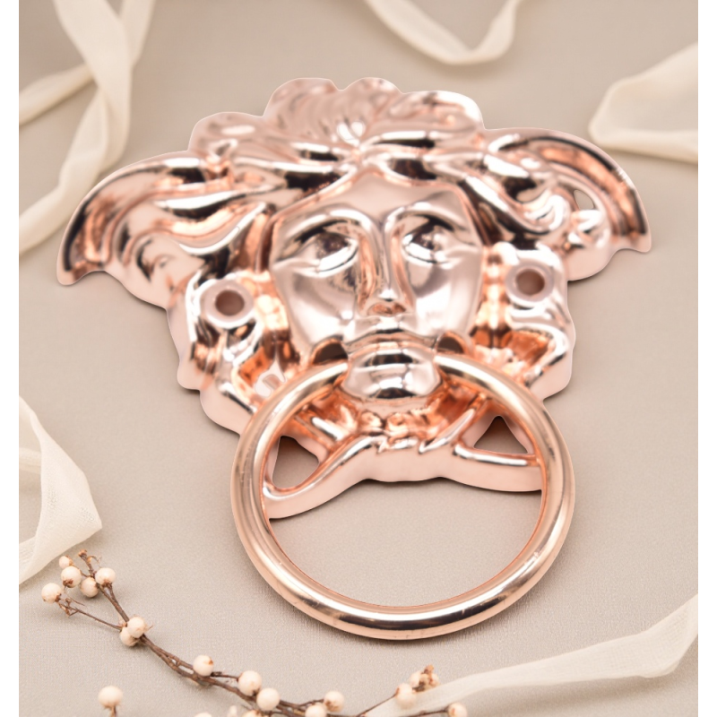 Door Knocker Factory - OEM 95mm Rose Gold Medusa Handles for Furniture