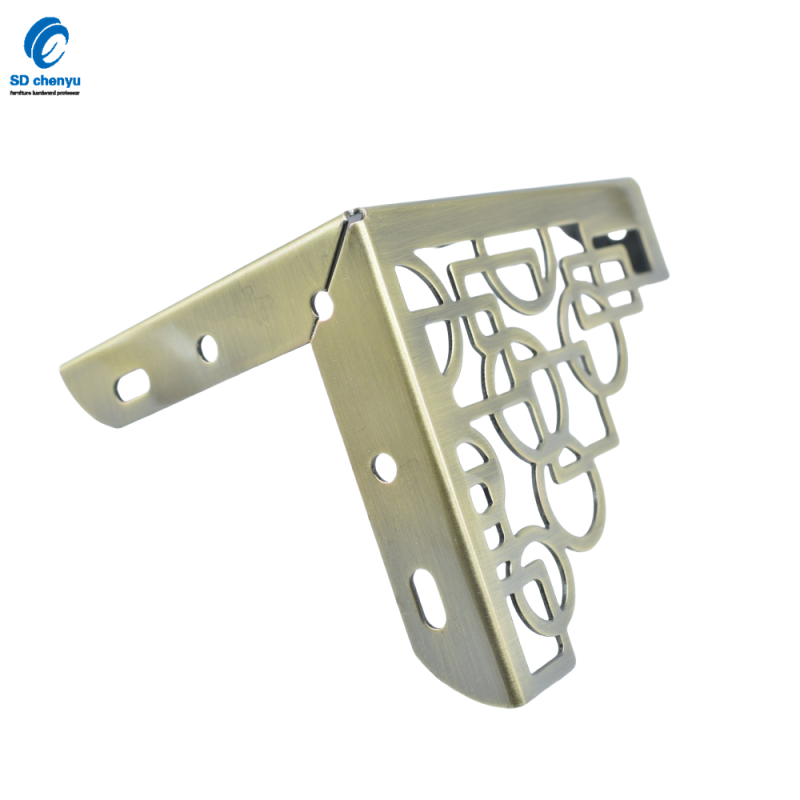 Furniture Legs Manufacturer - OEM 130mm Brass Metal Table Sofa Legs