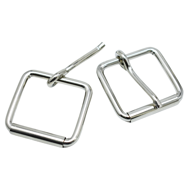 Belt Buckle Factory - OEM Welded Silver 36mm Square Buckle Pet Hardware