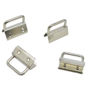 Key Fob Hardware Manufacturer - OEM DIY Nickel Plated Tail Clip Hardware