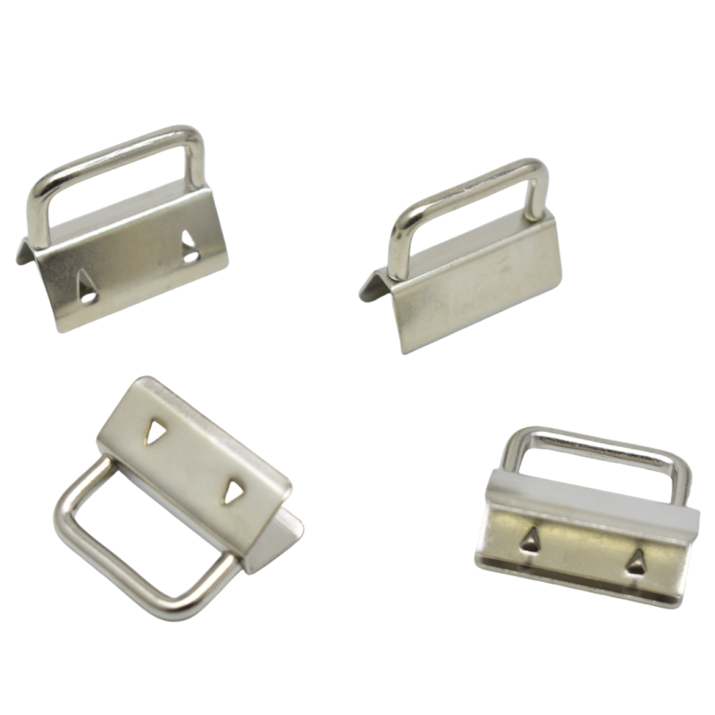 Key Fob Hardware Manufacturer - OEM DIY Nickel Plated Tail Clip Hardware