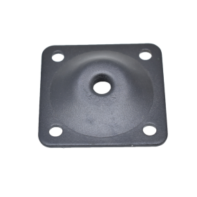 Mounting Plates Factory - OEM Fixed Matt Black 50mm Metal Leg Plates