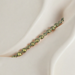 Upholstery Nail Strip Factory - OEM 9.5mm Iron Old Gold 1Meter Continuous Strip