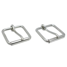 Belt Buckle Factory - OEM Welded Silver 36mm Square Buckle Pet Hardware