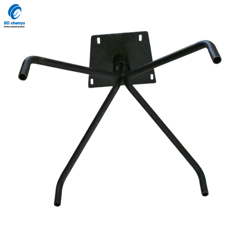 Chair Frame Factory - OEM 430mm Matt Black Metal Leg Replacement