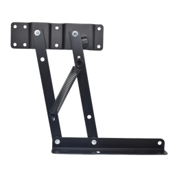 Table Mechanism Manufacturer - OEM Black Iron Lift-up Top Coffee Table Hardware