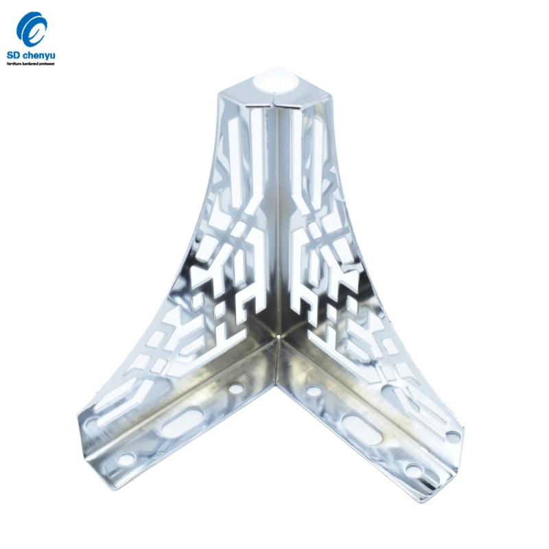 Table Legs Factory - OEM 130mm Chrome Iron Modern Fancy Shelf Legs