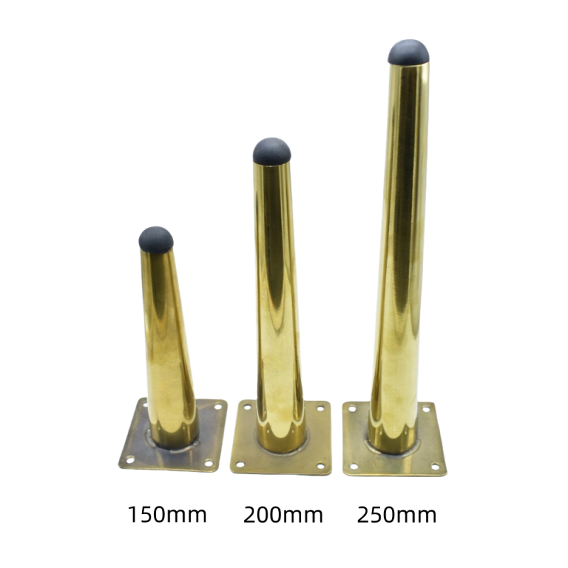 Furniture Legs Factory - OEM 200mm Gold Metal Dining Table Chair Legs