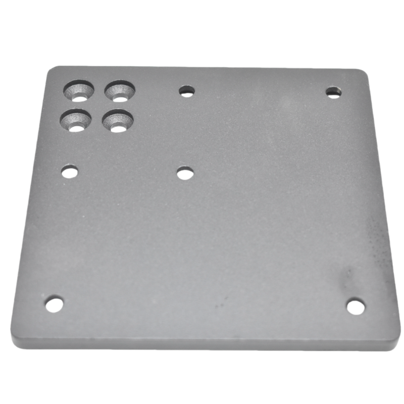 Mounting Plates Manufacturer - OEM Matt Black Heavy Duty Square Screw-on Plates