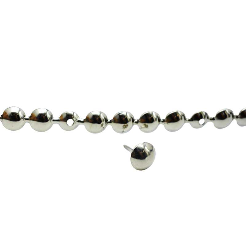 Upholstery Pins Manufacturer - OEM 11mm Iron Nickel Domed Strip Sofa Accessories
