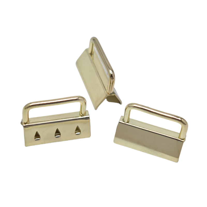 Tail Clip Factory - OEM 1.25 Inch Decorative Metal Gold Key Fob Hardware