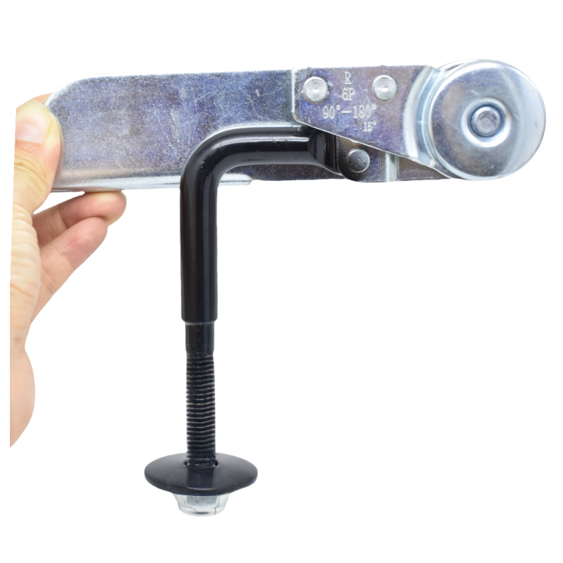 Sofa Mechanism Manufacturer - OEM Iron 6 Gears Adjustable Black Backrest