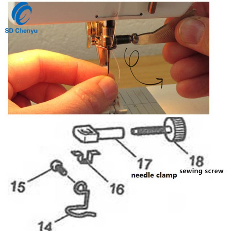 Needle Clamp Screw Manufacturer - OEM Iron Nickel Plated Household Sewing Machine