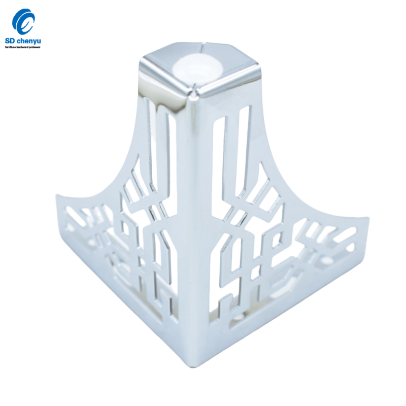 Table Legs Factory - OEM 130mm Chrome Iron Modern Fancy Shelf Legs
