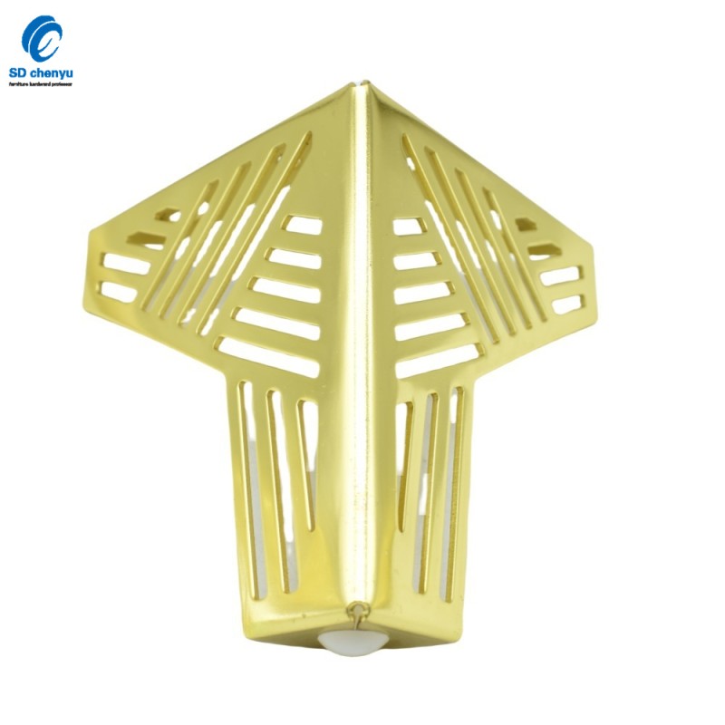 Furniture Legs Factory - OEM 130mm Gold Metal Table Couch Legs for Sale