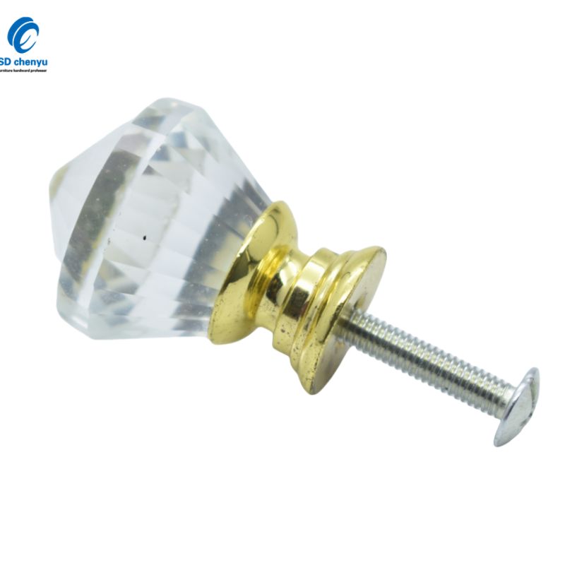 Door Knobs Factory - OEM 1inch Crystal Decorative Knobs for Cabinet
