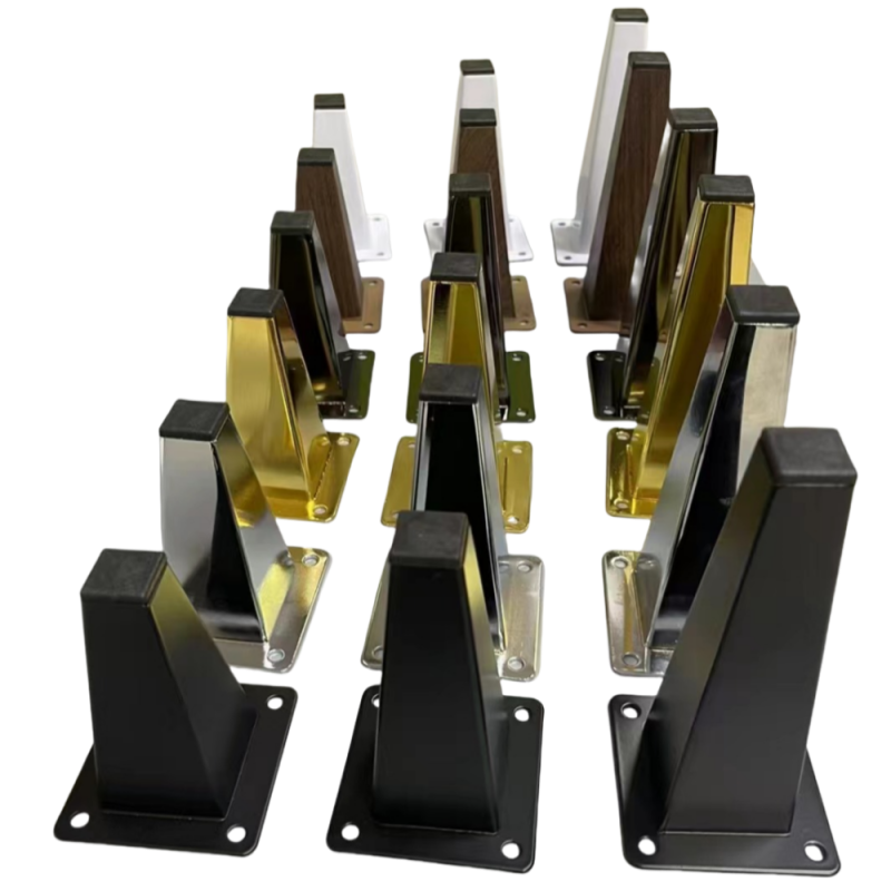 Table Legs Factory - OEM 150mm Gun Black Industrial Metal Chair Legs