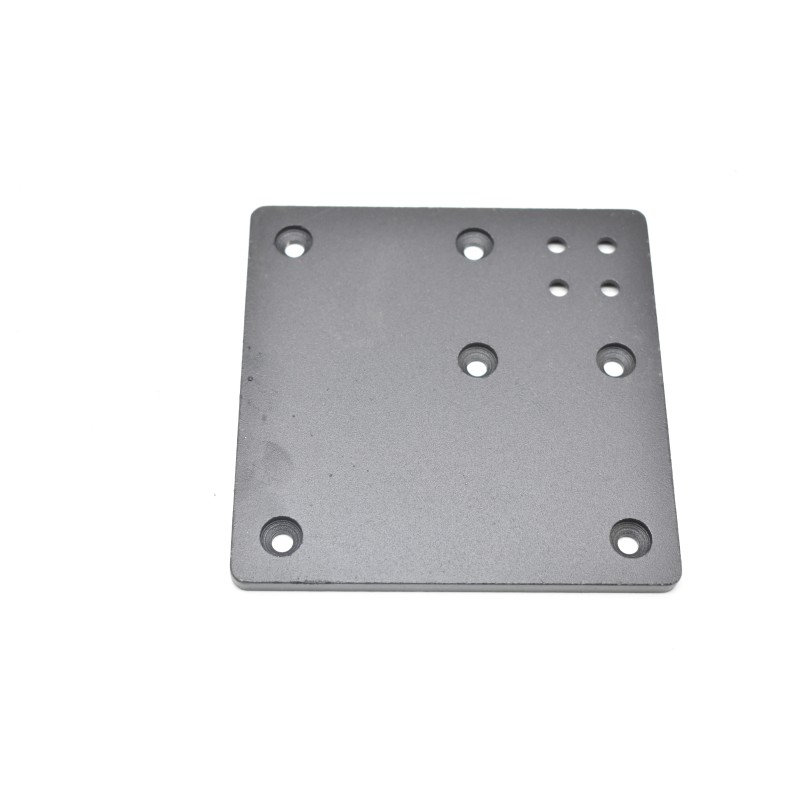 Mounting Plates Manufacturer - OEM Matt Black Heavy Duty Square Screw-on Plates
